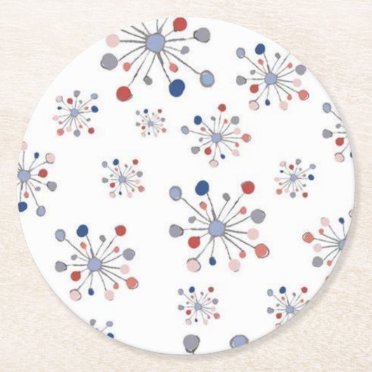 ホリデー ラウンドペーパーコースター (正面)