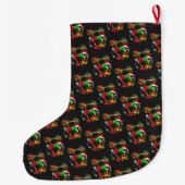 ホリデー ラージクリスマスストッキング (裏面)