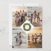 ホリデー リース モノグラム マルチ フォト クリスマス (正面)