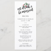 ホリデー 食べて飲んで結婚しよう クリスマス ベリー メニュー (正面)