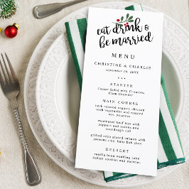 ホリデー　食べて飲んで結婚しよう　クリスマス　ベリー メニュー