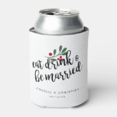 ホリデー 食べて 飲んで 結婚しよう クリスマス ベリー 缶クーラー (缶正面)