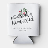 ホリデー 食べて 飲んで 結婚しよう クリスマス ベリー 缶クーラー (正面)