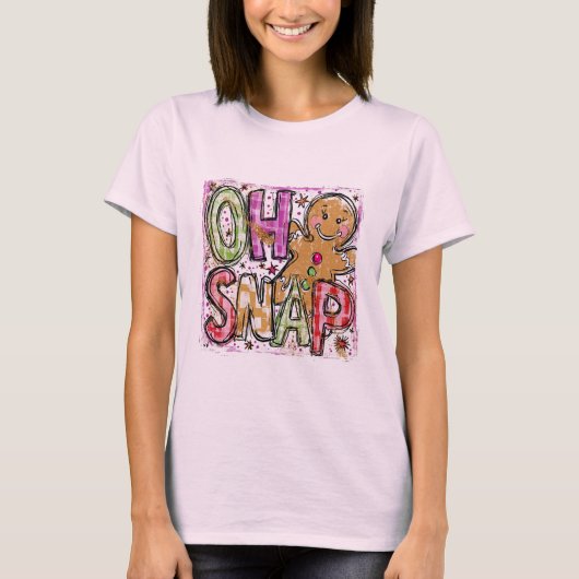 ホリデーFun - Oh Snap! Tシャツ (正面)