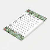 ホリデーTo DoリストHollyの葉果実 ポストイット (アングル)