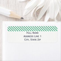 ホリデ名門私立校風のー差出人住所ラベル