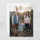 ホリデ賛美ーカードはがき シーズンポストカード (正面/裏面)