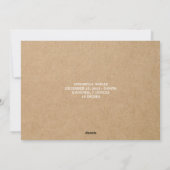 ホリデ賛美ーズ・フォリージ |誕生のお知らせ シーズンカード (裏面)