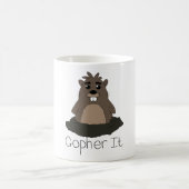 ホリネズミそれ! (それのために行って下さい!) コーヒーマグカップ (中央)