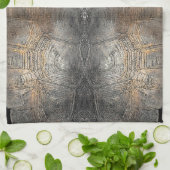 ホリネズミカメの貝パターン キッチンタオル (折り畳み)