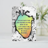 ホリハートフェスティバルの愛と色 招待状 (スタンド正面)