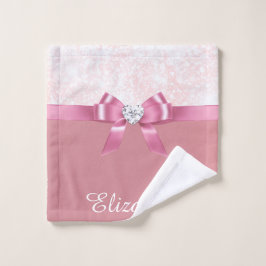 ホリパーソナライズされたディスパークルスノーフレークウォッシュクロス ウォッシュタオル