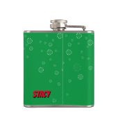 ホリパーソナライズされたデイ応援はこちら フラスク (裏面)