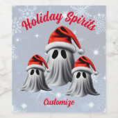 ホリパーソナライズされたデースピリッツ ワインラベル (シングルラベル)