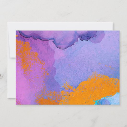 ホリフェスティバルパーティの招待状 招待状 (裏面)