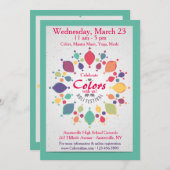 ホリフェスティバル招待状 招待状 (正面/裏面)