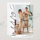 ホリメリーティパーソナライズされたフォトカード シーズンカード (正面/裏面)