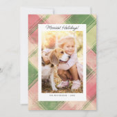 ホリメリーティフェスティバルピンクグリーンプレイド シーズンカード (正面)