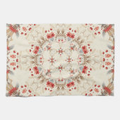 ホリモダンティーフラワーキッチンタオル キッチンタオル (横)