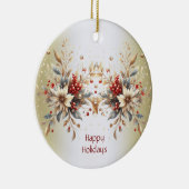 ホリモダンディフラワーズオーナメント セラミックオーナメント (右)