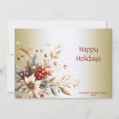 ホリモダンディフラワーズホリデーカード シーズンカード (正面)