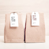 ホリモダンデイ引用文ピースアンドジョイ ギフトタグ