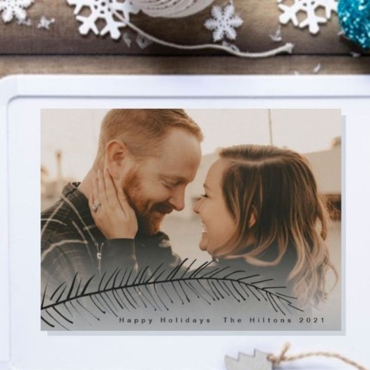 ホリモダンデイ文字ファーンフォトカード シーズンカード