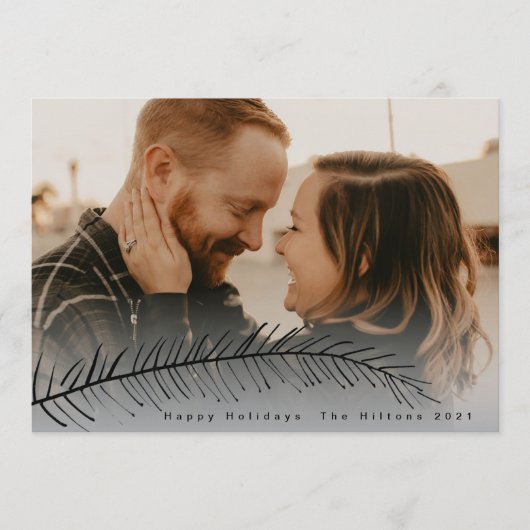 ホリモダンデイ文字ファーンフォトカード シーズンカード (正面)