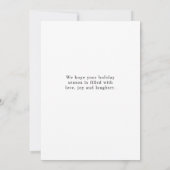 ホリモダンデーフォトカード | 赤い応援 招待状 (裏面)