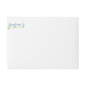 ホリモダンーすてきミニマリストホリデーボーブル ラップアラウンドラベル (正面)