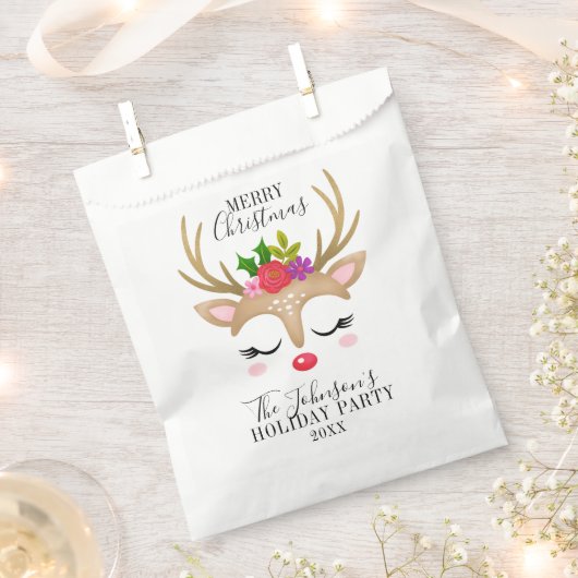 ホリモダンートインデアお洒落クリスマス フェイバーバッグ (クリップ留めされた状態)