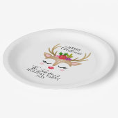 ホリモダンートインデアお洒落クリスマス ペーパープレート (アングル)