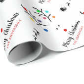 ホリモダンートインデアお洒落クリスマス ラッピングペーパー (ロールコーナー)