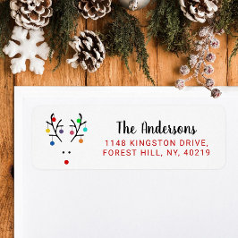 ホリモダンートインデアお洒落クリスマス ラベル