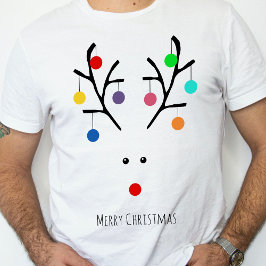 ホリモダンートインデアお洒落クリスマス Tシャツ