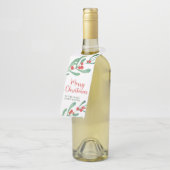 ホリモダンー会社のクリスマス ボトルネックタグ (アングル)