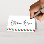 ホリモダンー折り畳み式食品、飲料又は座席表 プレイスカード