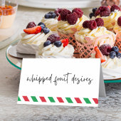 ホリモダンー折り畳み式食品、飲料又は座席表 プレイスカード