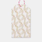 ホリモダンー金ゴールドジオフォトフレーム |ホリデーカード ギフトタグ (裏面)