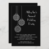 ホリモダン企業のデーパーティブラック 招待状 (正面/裏面)