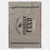 ホリモノグラムのデナイ食べ物を与えアグリーンサック スローブランケット (正面縦)