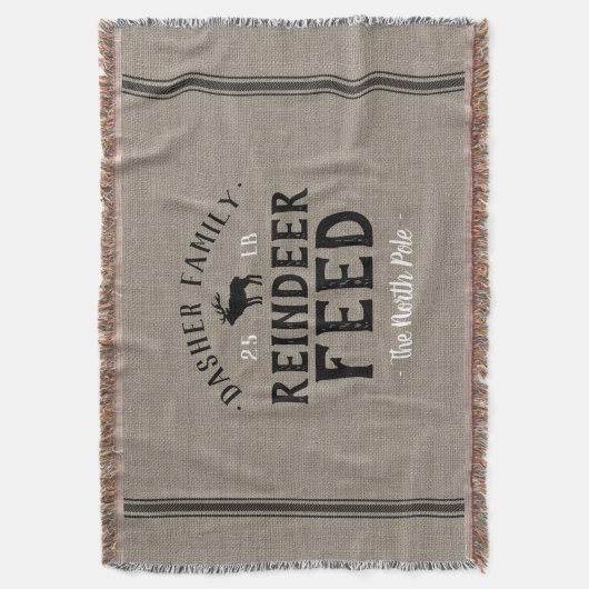 ホリモノグラムのデナイ食べ物を与えアグリーンサック スローブランケット (正面縦)