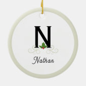 ホリモノグラムのー セラミックオーナメント (裏面)