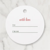 ホリーお洒落リースクリスマス フェイバータグ (裏面)