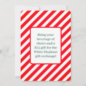 ホリーすてきとパーティーのクリカスタムスマス 招待状 (裏面)