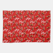 ホリーすてきキャンディーキャン キッチンタオル (横)