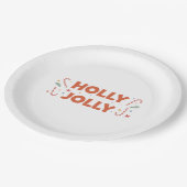 ホリーすてきキャンディーキャン ペーパープレート (アングル)