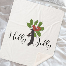 ホリーすてきキュートおもしろいペンギン シェルパブランケット