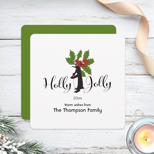 ホリーすてきキュートおもしろいペンギン シーズンカード