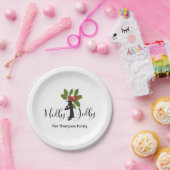 ホリーすてきキュートおもしろいペンギン ペーパープレート (パーティー)